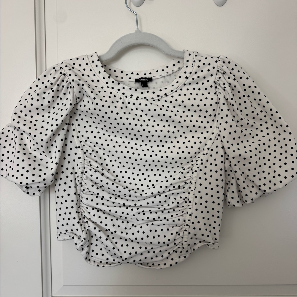 Express Polka Dot Corset Top Women’s Size Medium